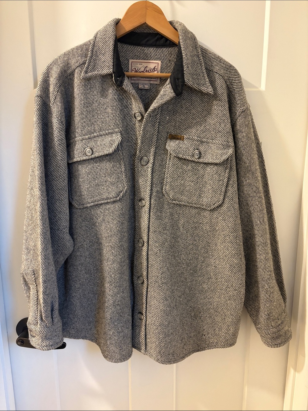 VTG Woolrich Heavyweight Wool Blend Shirt Jacket